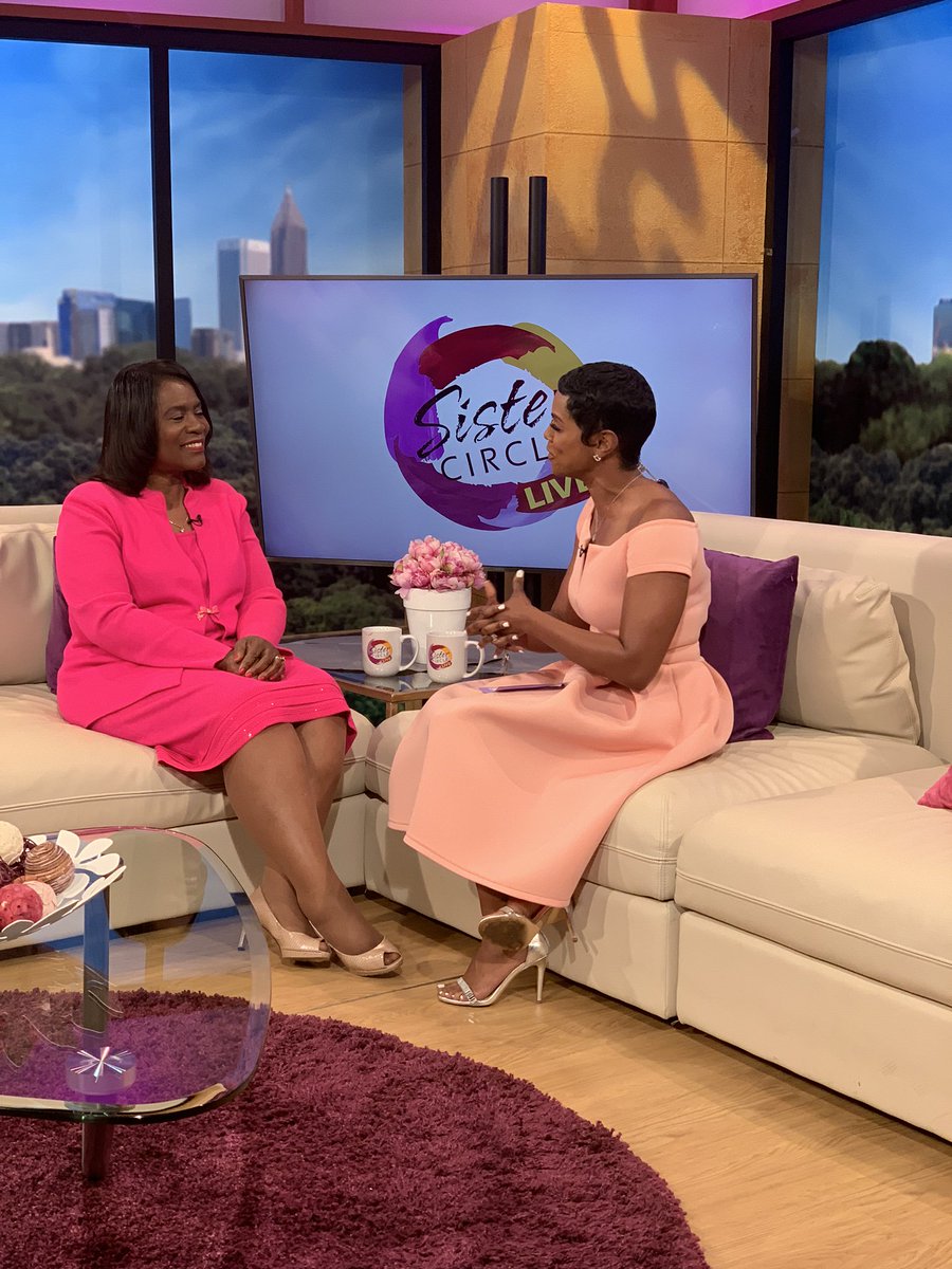 akasorority1908's tweet photo. International President Dr. Glenda Glover sits down with sorority member Rashan Ali of Sister Circle to discuss AKA service targets, and the sorority’s HBCU initiative HBCUforLife:A Call To Action. They were later joined by host Quad Webb-Lunceford, an alumna of Tennessee State https://t.co/NbgptJrCB8