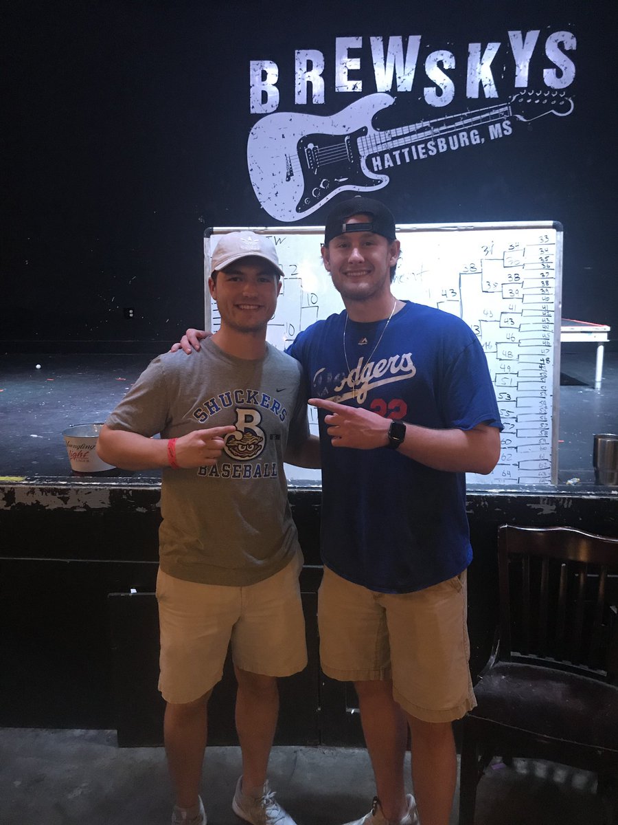 BrewskysHatti's tweet photo. Its Wing &amp; Wine Wednesday with 50 cent wings, $2.50 wine and $4 pitchers!! Our weekly Beer Pong tournament starts at 11, with winners getting a $50 bar tab!!! https://t.co/UUzMshdZLA