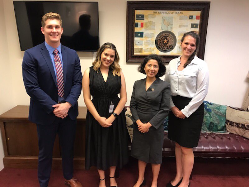 Jon_RosenthalTX's tweet photo. It’s an honor to serve on the County Affairs Committee. There are times when that entails really hard decisions, but it’s particularly great on days like today to witness the leadership from our own Harris County Judge Lina Hidalgo. 
#HarrisCounty #CountyAffairs #TXLege https://t.co/B1N2dYgVFL