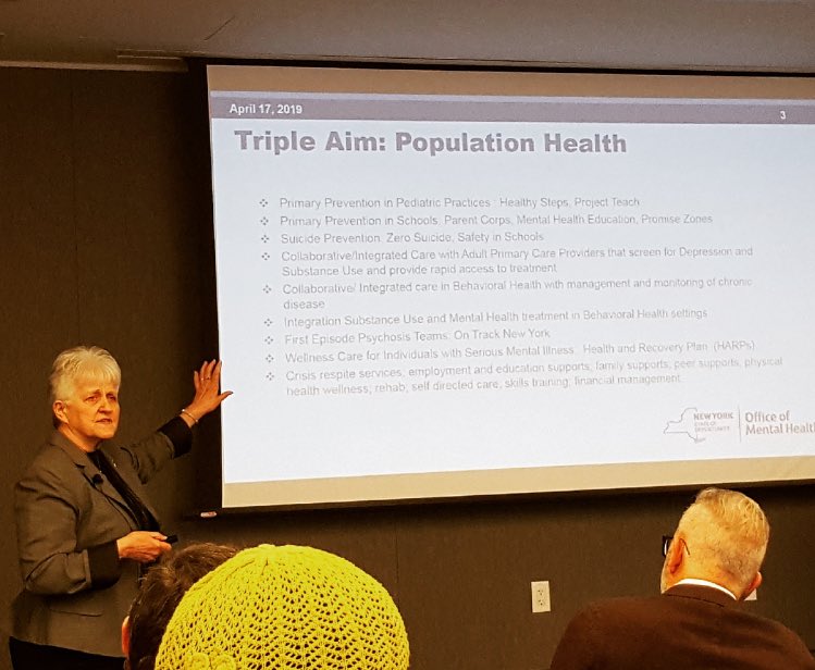 Dr. Ann Marie Sullivan, Commissioner of New York State Office of Mental Health, talking on the importance of preventative measures in mental health 

#Mentalhealth