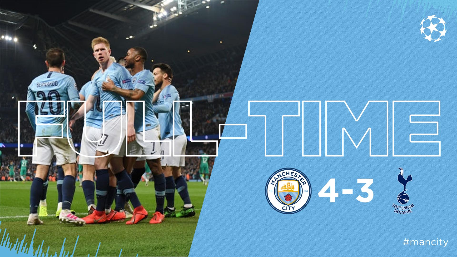 Manchester City on X: EXTRA-TIME FULL-TIME  A tough one to take as we bow  out of the #UCL ⚪️ 3-1 (6-5) 🔵 #ManCity  / X