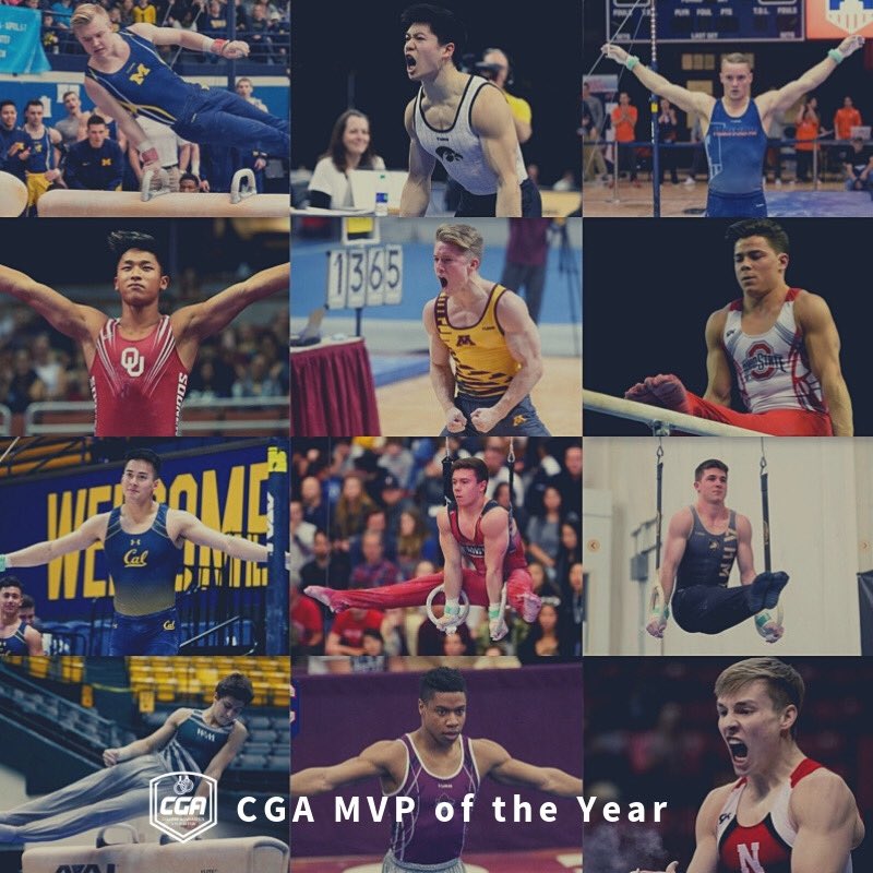 College Gymnastics Association (@collegemgym) on Twitter photo 2019 MVP finalists!
- <a href="/cameron_bock/">Cameron Bock</a>
- Bennet Huang
- <a href="/JacobsonJohnny/">Johnny Jacobson</a>
- <a href="/Yul_Shin0122/">Yul Moldauer OLY</a>
- @shanewiskus1001
- @oseann__
- <a href="/aaronmah97/">Aaron Mah</a>
- <a href="/brody1700/">Brody Malone</a>
- <a href="/thecolecasanova/">Cole Casanova</a>
- @The_Jacopo
- Stephen Lewis
- Anton Stephenson 2019 MVP finalists!
- <a href="/cameron_bock/">Cameron Bock</a>
- Bennet Huang
- <a href="/JacobsonJohnny/">Johnny Jacobson</a>
- <a href="/Yul_Shin0122/">Yul Moldauer OLY</a>
- @shanewiskus1001
- @oseann__
- <a href="/aaronmah97/">Aaron Mah</a>
- <a href="/brody1700/">Brody Malone</a>
- <a href="/thecolecasanova/">Cole Casanova</a>
- @The_Jacopo
- Stephen Lewis
- Anton Stephenson