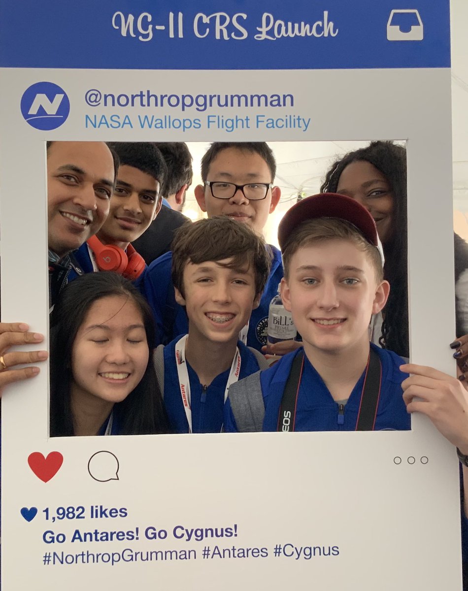 AIS Launch successful. On our way to the ISS! <a href="/AISLearns/">AISLearns</a>