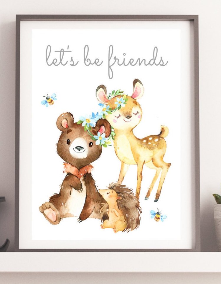 So Cute So Lovely Party Shop On Twitter Nursery Forest