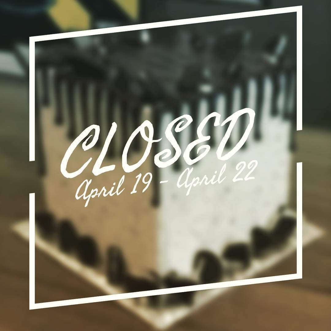TresLecheria's tweet photo. REMINDER: #CubesBaking will be CLOSED this Friday &amp; Saturday so our team may go visit family, friends, and food in Texas. We will reopen Tuesday, April 23rd at 10am. Thanks for letting us skip away for a weekend to enjoy some much needed relaxation before the Summer! #cubesbaking https://t.co/NUqwidhjoa