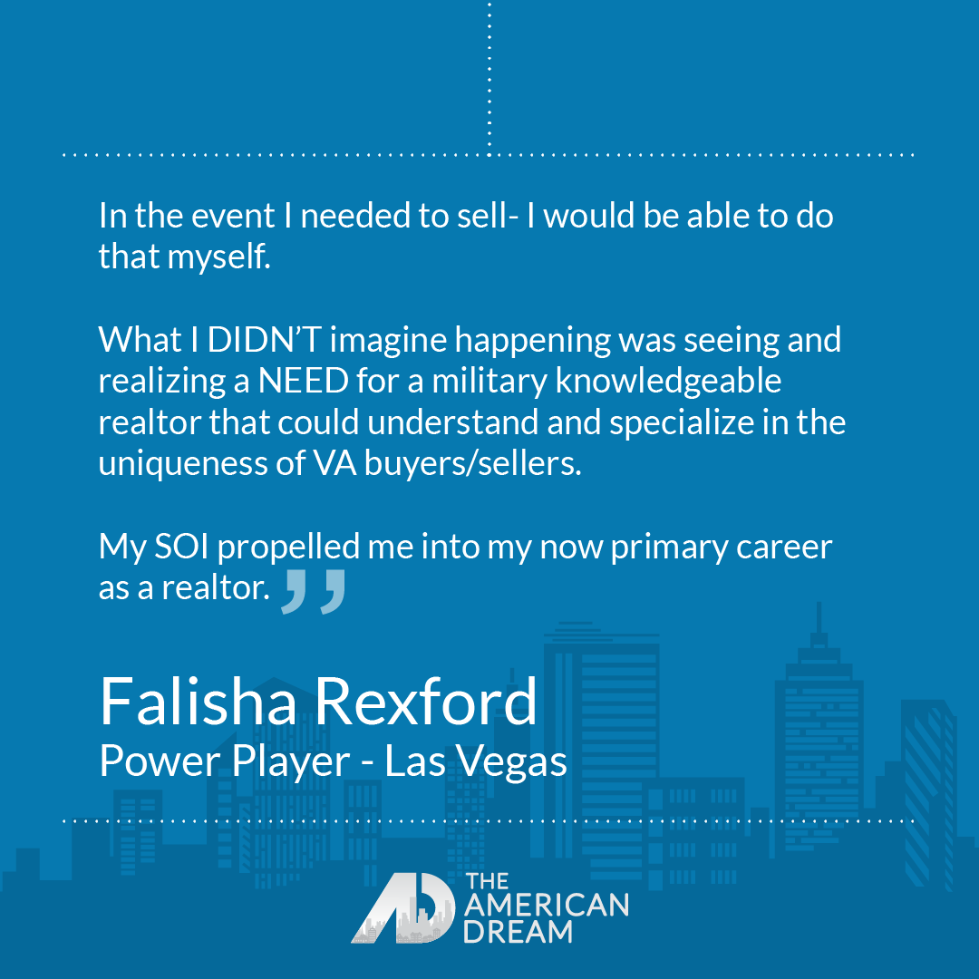 Falisha has the knowledge for Veterans and military families looking to purchase a home. She has a mind for business and outstanding service! Being a Veteran herself, Falisha dedicates herself To serving those who have served. #ADTV