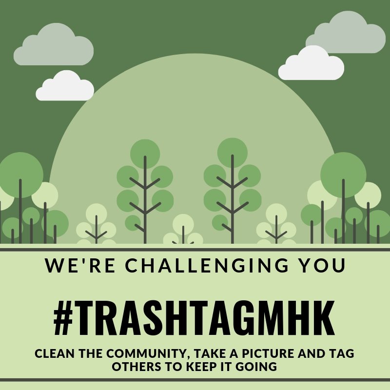 TrashtagMHK's tweet photo. Our #trashtagmhk is here to inspire mass garbage cleanup on the K-State campus and Manhattan community. Play your part and send the challenge on to another by tagging them. https://t.co/Zap2RCAorW