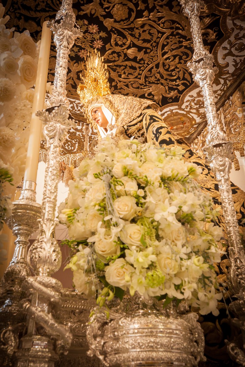#ACTUALIDAD | Así luce el paso de Nuestra Señora de la Esperanza para la próxima Madrugá del Viernes Santo.