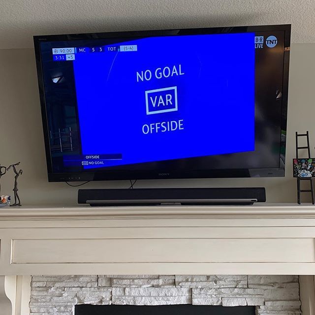 EricSMoment's tweet photo. The most beautiful thing on TV right now... 📺  Semi-finals bound #COYS #VARforever #championsleague #THFC #beautifulgame #UCL https://t.co/H4VOUKuVCd