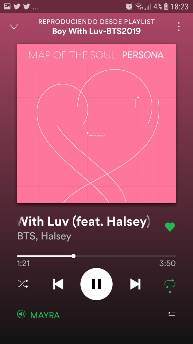 mayfriky's tweet photo. @yoongis__tear @rooangtan @GuiiCabrera @BTS_twt @92jinlovrs @JKIlegal @SaritaKim24 @belubz93 Que la fiesta continúe!
👍💪💜
Se unen?
@IPurpleU7_
@Aruru_BTS
@roslachimolala
#spotifyxbts
#SpotifyWithLuv
@BTS_twt https://t.co/Z3gwl1rqq2