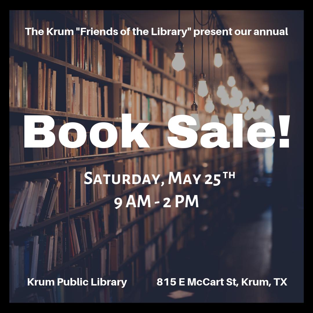 KrumLibrary's tweet image. #Krum #Krumlibrary #Library #Books #booksale