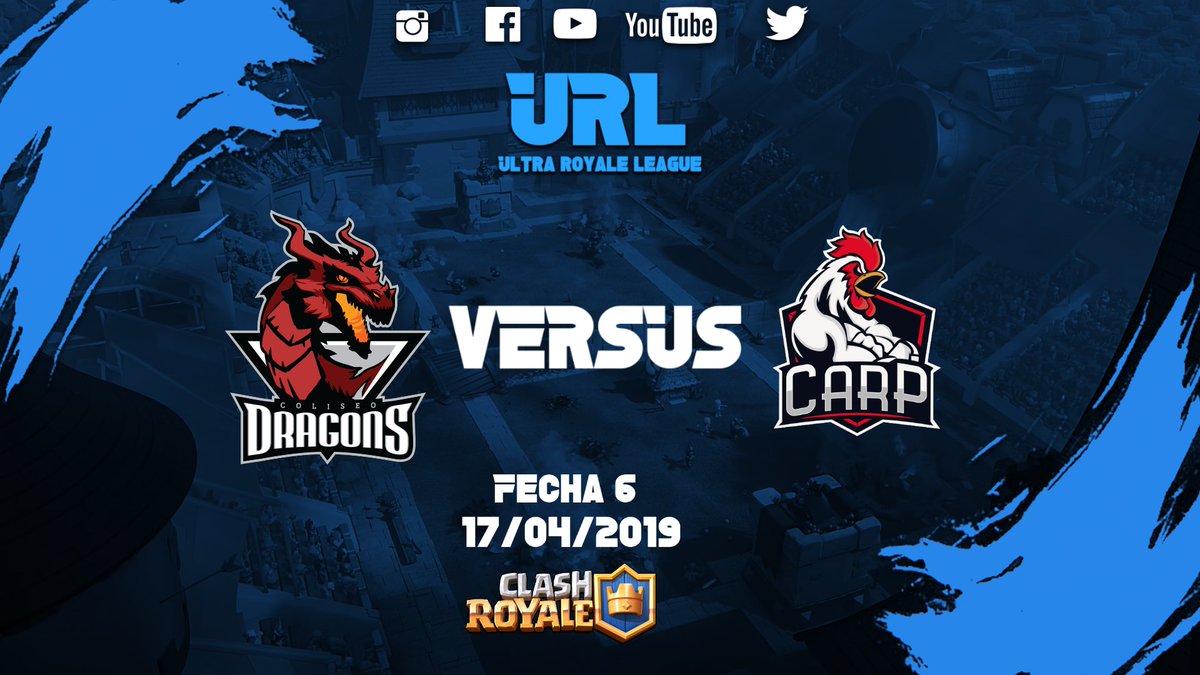 URL_Oficial's tweet photo. #URL1
- ultimo partido de la fecha!! Coliseo Dragons Busca a saltar la parte alta de la tabla mientras carp busca la punta de la tabla!! . Sera casteado por el canal @PsyclanTV
🚨Fecha 6
Coliseo Dragons 🆚 @CARP_Royale
- ⏰23🇦🇷/⏰21🇲🇽
👤Quien es su favorito? https://t.co/Y82dJLCQSV