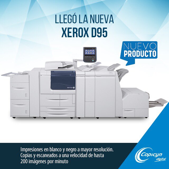 Copicyn's tweet image. En el mes de Abril, #Copicyn anuncia la incorporación de un NUEVO EQUIPO de @Xerox a su flota de tecnología de impresión!