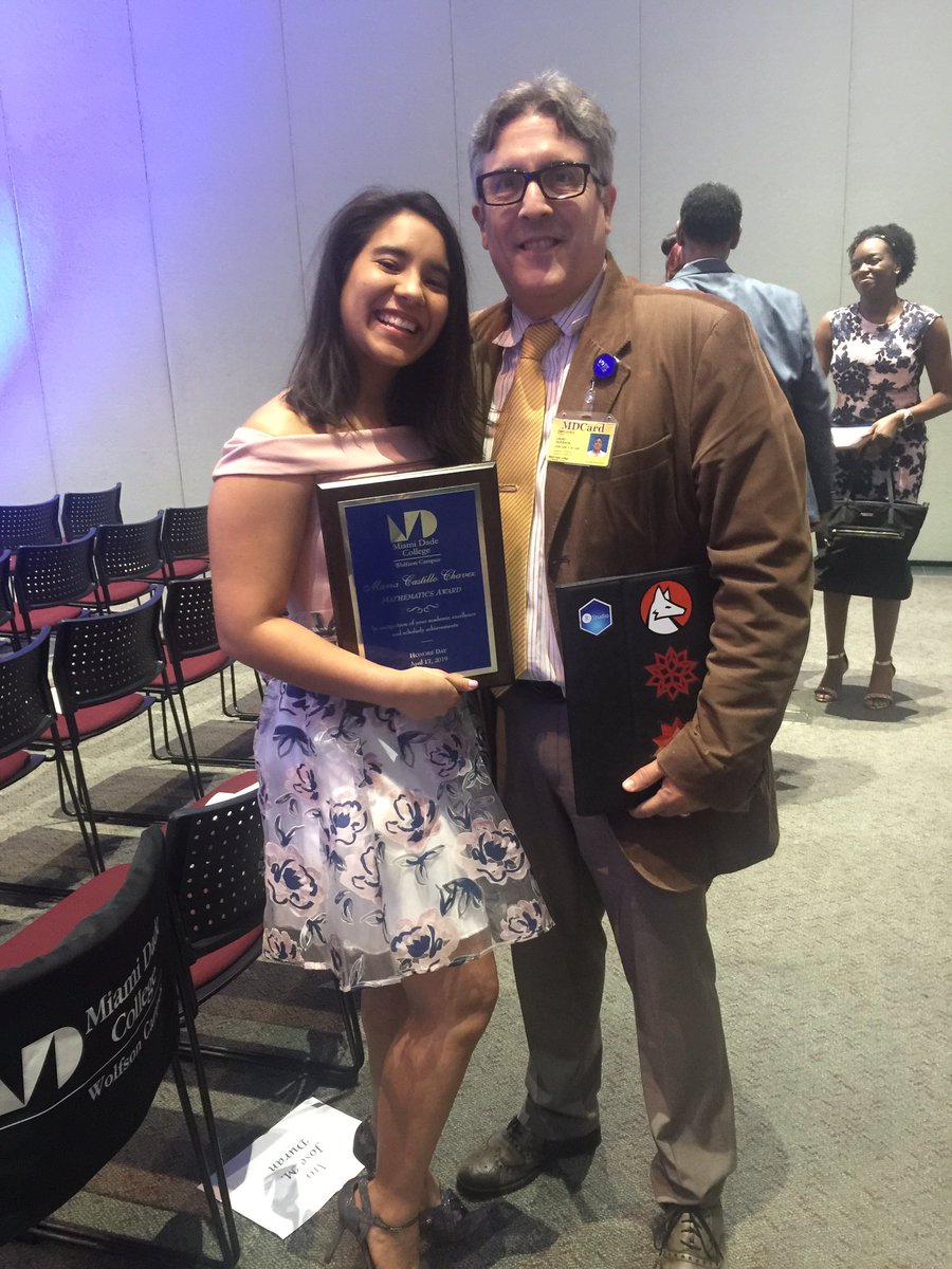 dques2766's tweet photo. Two of my undergraduate students who were selected for the Honor Roll 2019 at #MDC, Camila Dominguez and Maria Castillo, both are interested in aerospace engineering and are doing projects about fluid dynamics and respiratory health #BeMDC #MathWolfson #stem #CFD #asthma https://t.co/U1r3NWTnlw