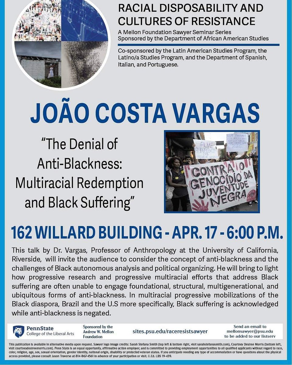 Race_Resist's tweet photo. 15 minutes! Please join us in 162 Willard. https://t.co/DR1kjdZ09R