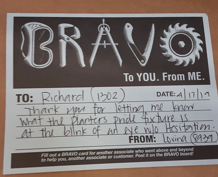 8940METSTEVE's tweet photo. This is our amazing team that we have in Alaska. Our Juneau Store call asking for help and our team responded. Thank you 8938 for recognizing our team member Richard. team 1302 was very grateful for this #oneteam @sheets_rhiannon @santanacsr https://t.co/KBv4P7ZCVy