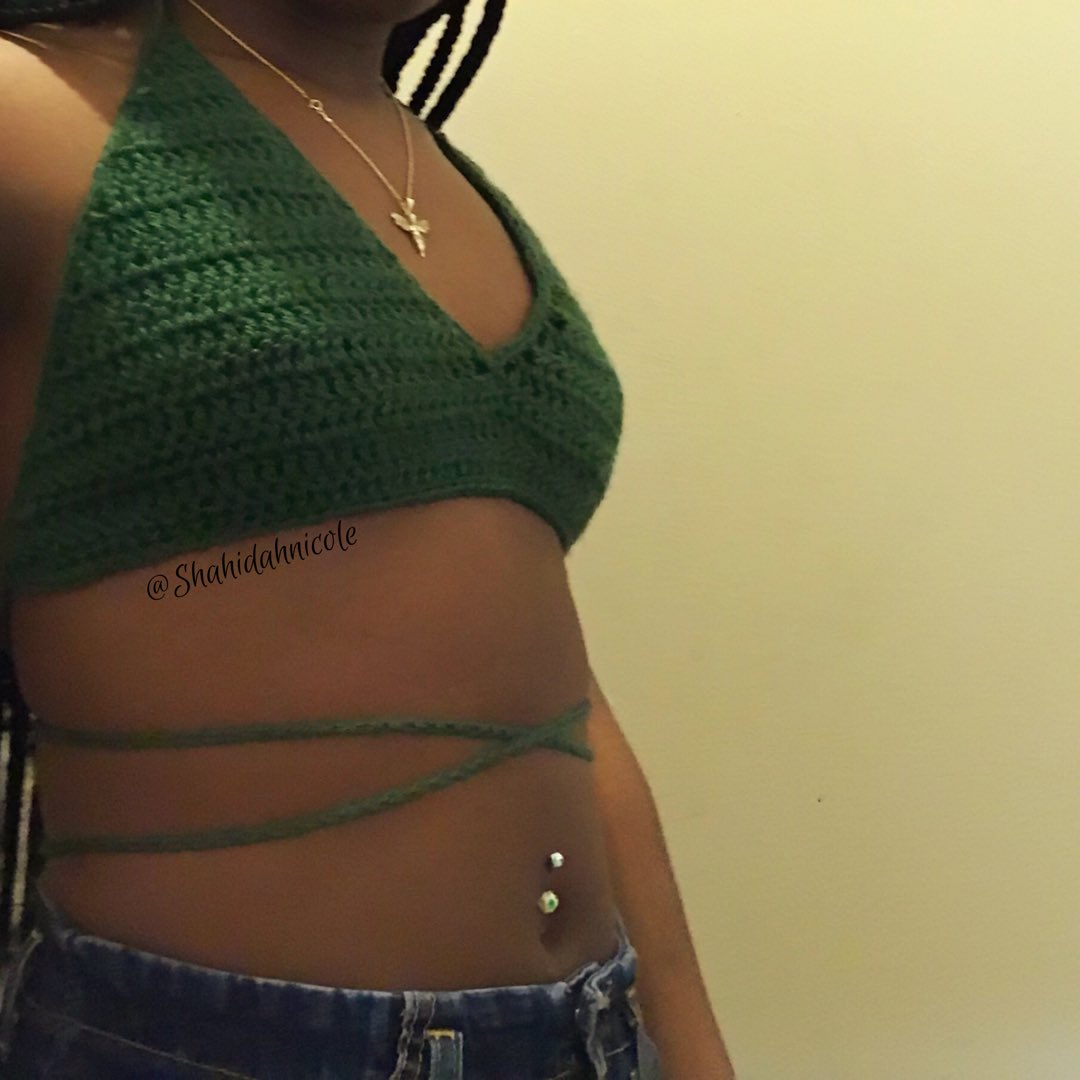 Follow @shahidahnicole on Twitter & ig for adorable jewlery and clothes 💞
#crochettop #crochettops #summerwear #cheapclothes #summertops #shahidahnicole