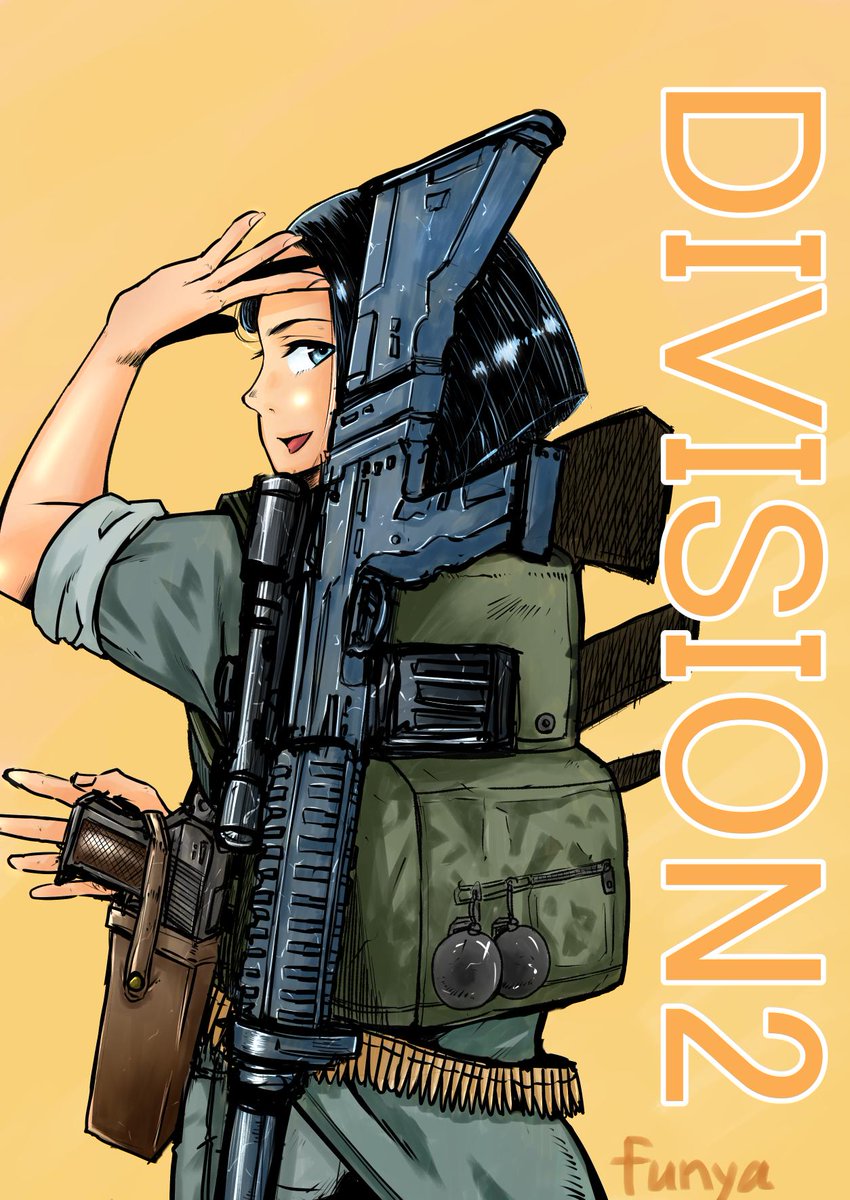 「DIVISION2楽しいよ!装備は適当です#Division2 #ディビジョン2」|九谷ふにゃのイラスト