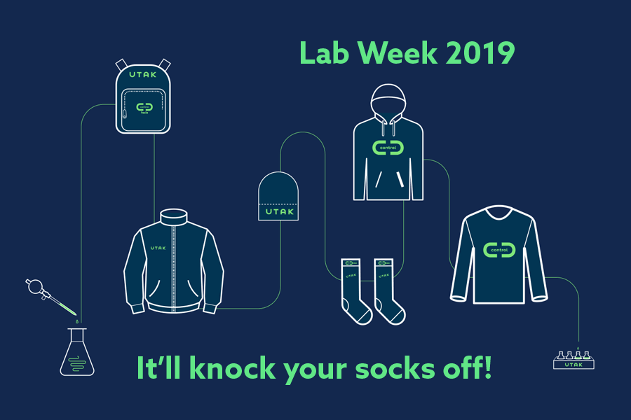 utaklabs's tweet photo. The Control Freaks are gearing up to celebrate #LabWeek2019 with a sweet photo contest. Help us spread the word? RT this link to our official rules using #welovecontrol for a chance to win cozy, cool @utaklabs socks! https://t.co/0luJBEAD9l https://t.co/4apiqG7JDP