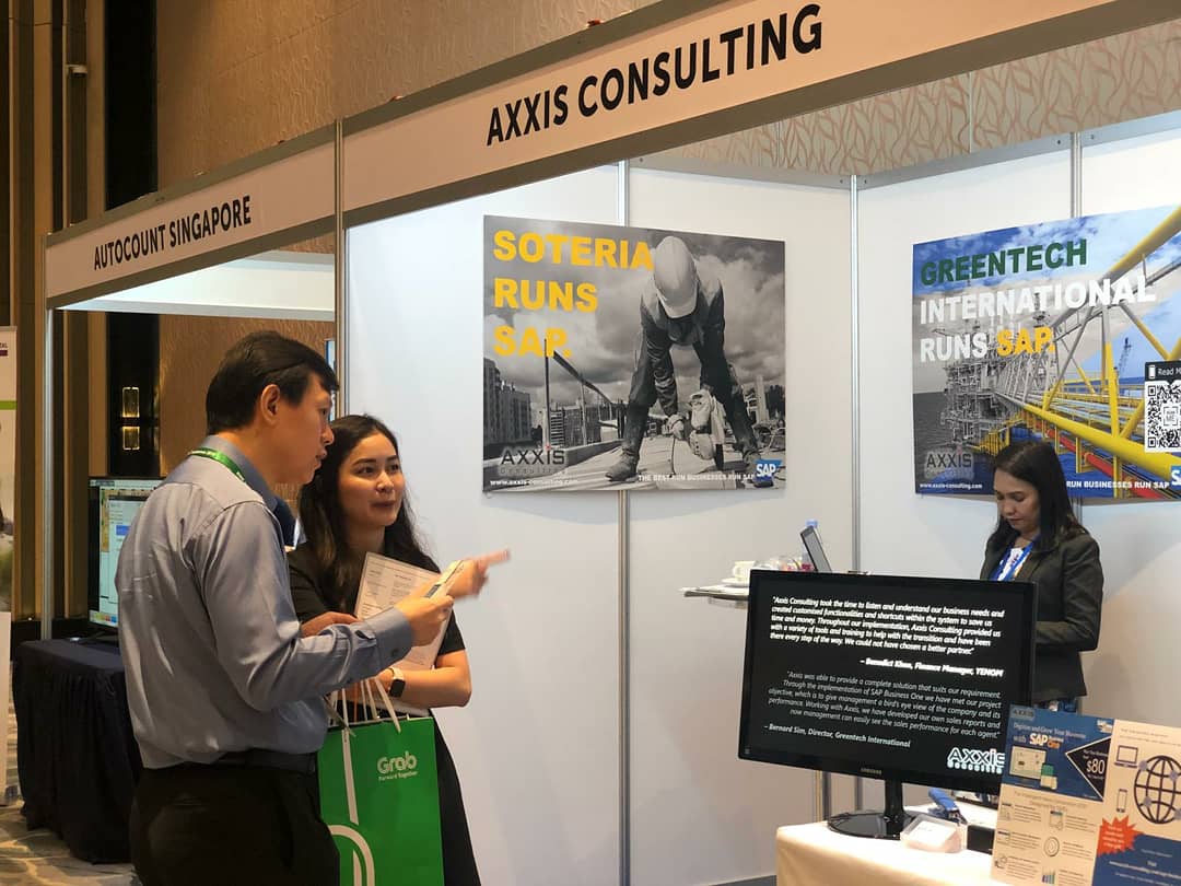 AxxisConsulting's tweet photo. We had a blast yesterday at the #SME Centre Conference 2019! A big #thankyou to everyone who visited our booth yesterday! And also, a quick #shoutout to all the #awesome event organisers and crew, with special mention to @smec.smcci, for ensuring such a great turnout yesterday! https://t.co/0pxcJTqi83