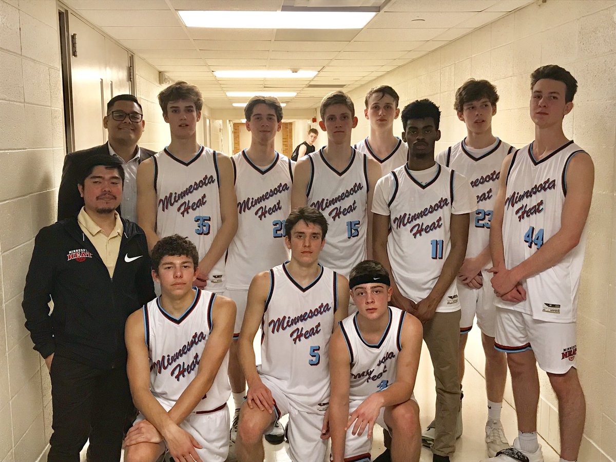joshpresbi's tweet photo. Had to make sure the guys have sharp threads on their final AAU ride 🤧🍇 

Heat Presbi 2k19 coming to a gym near you! 

#PHigh #HeatIsComing #HeatAlwaysRises https://t.co/43sTRi4PHE