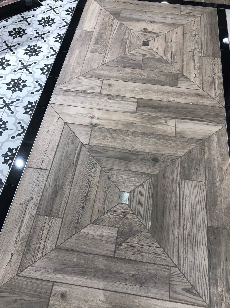 ArizonaTile's tweet photo. Lucia is a rustic wood-grain porcelain tile that complements the farmhouse style at a great price. Shown here the plank tile is laid in a more intricate pattern which accentuates the grain and texture. #lookslikewood #porcelaintile #tipsontile #remodel ... https://t.co/wV0qPdy4Az https://t.co/cjHqvONZ47