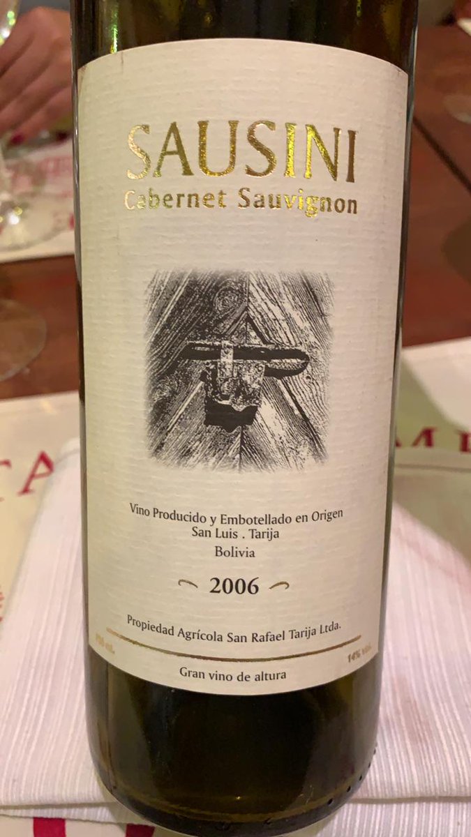 #VinoBolivia SAUSINI