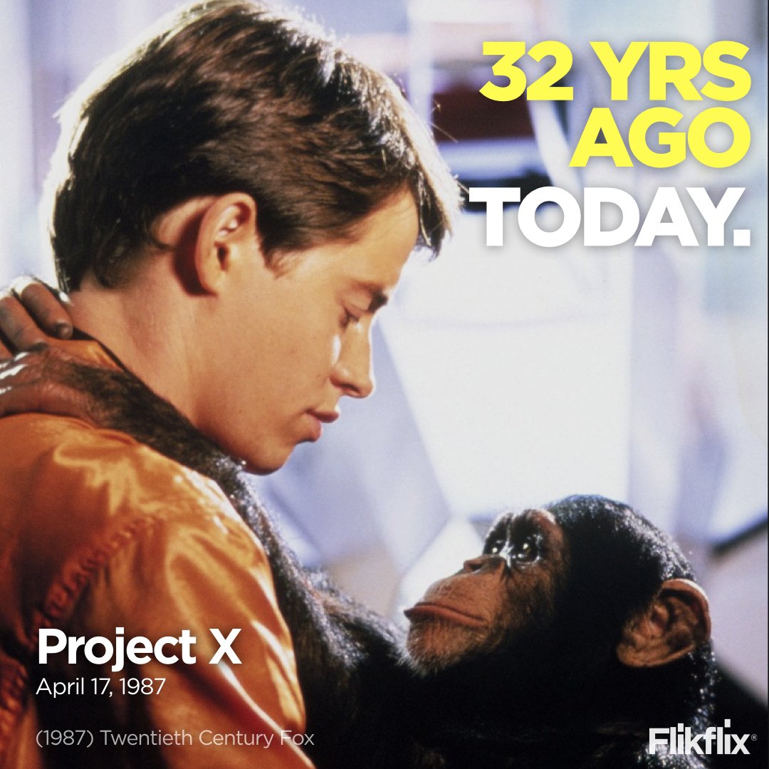 Released 32 Years Ago Today. Find it on Flikflix. flikflix.app.link/Yb0ZRf4VXV

#ProjectX #FlikflixPick #JonathanKaplan #MatthewBroderick @HelenHunt @Wm_Sadler #JohnnyRayMcGhee #JonathanStark #RobinGammell #LoveYourNextFlik