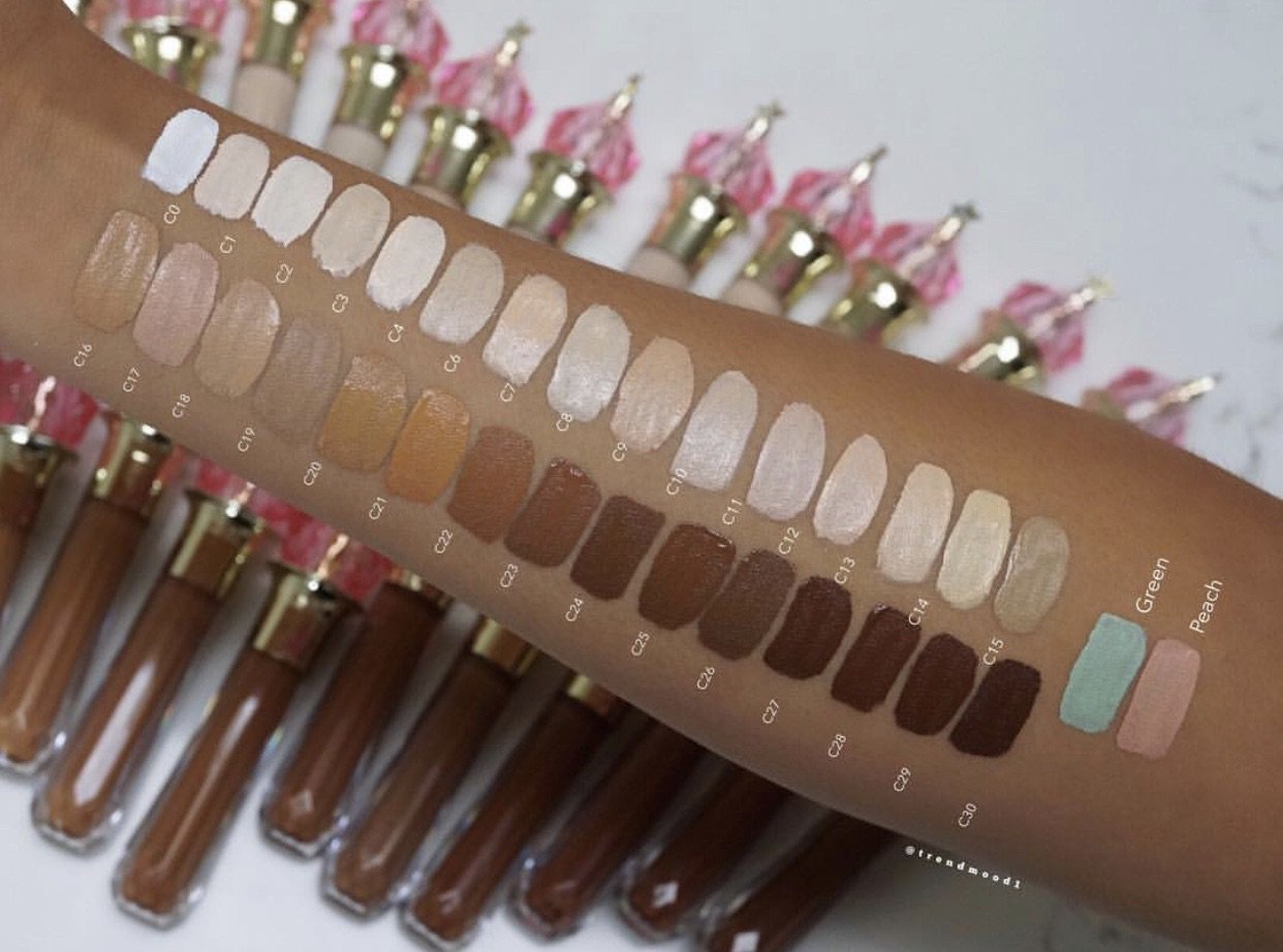 Jeffree Star on Twitter: "#MagicStar™ Concealer is almost Hi how are ya?🔥 Swatches by @Trendmood https://t.co/nHViW5oqJl" / Twitter