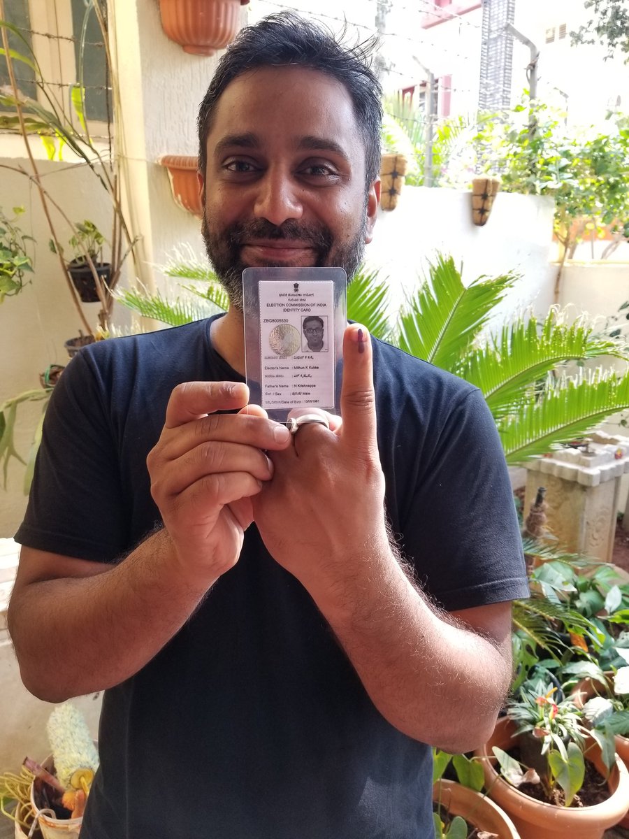 mithunkukke's tweet photo. #LokSabhaElections2019 "First Time Voter". Does my age reset to 18 ? 🤔 https://t.co/jqTpB7tqRd