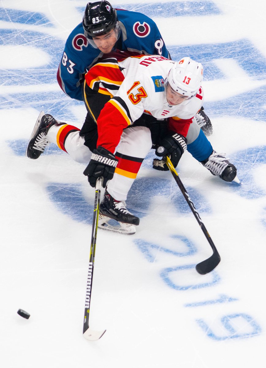 Avs down 1-0 in the second period after scoreless first period. <a href="/csgazette/">The Gazette</a> <a href="/CSGazetteSports/">Gazette Sports</a> #NHLPlayoffs