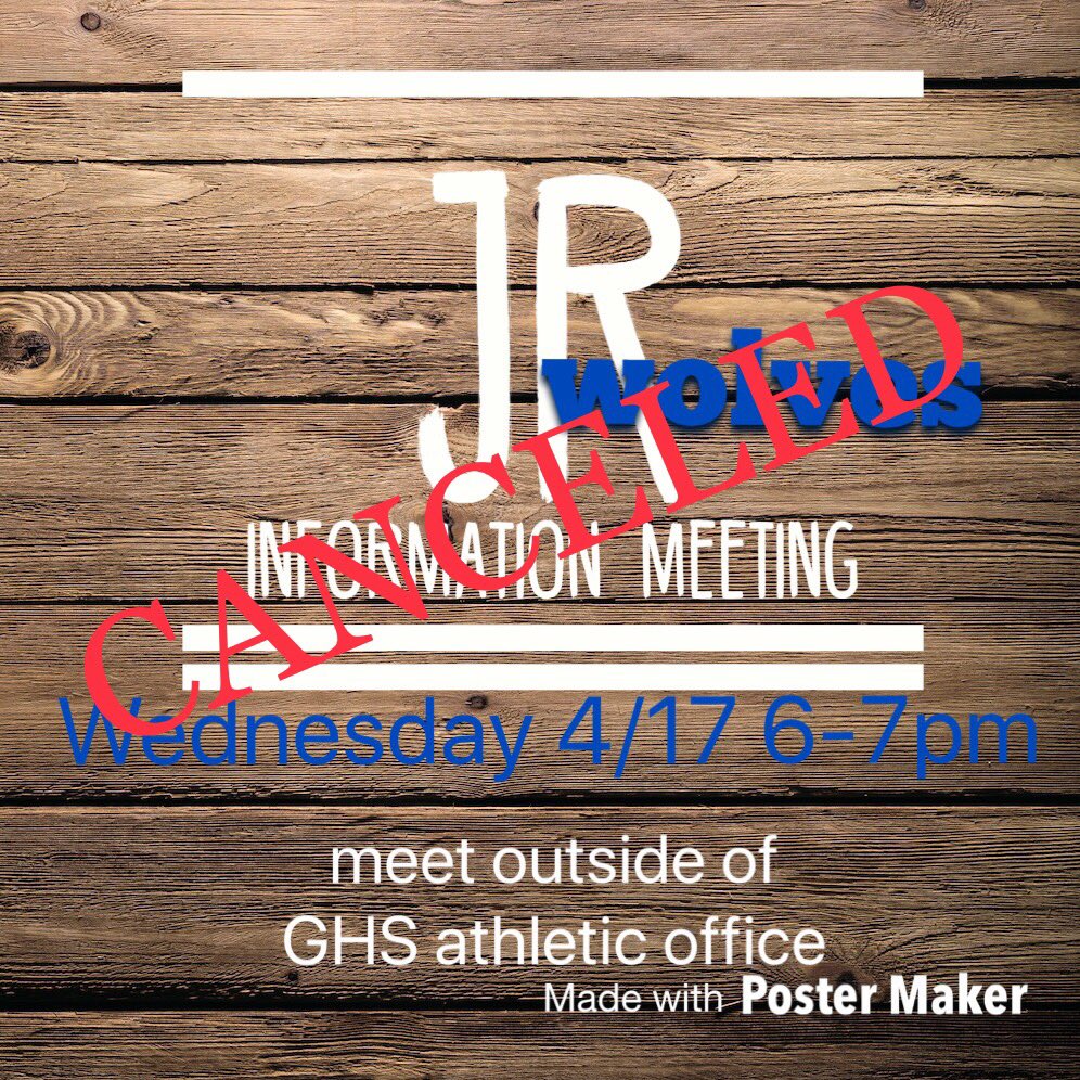 JR RAPTORS new time: 4/23 @ 6:30 at Timberljne Elementary.  Email sparkjuniorraptors@gmail.com for questions!  JR WOLVES please email juniorwolvespoms.com for information.