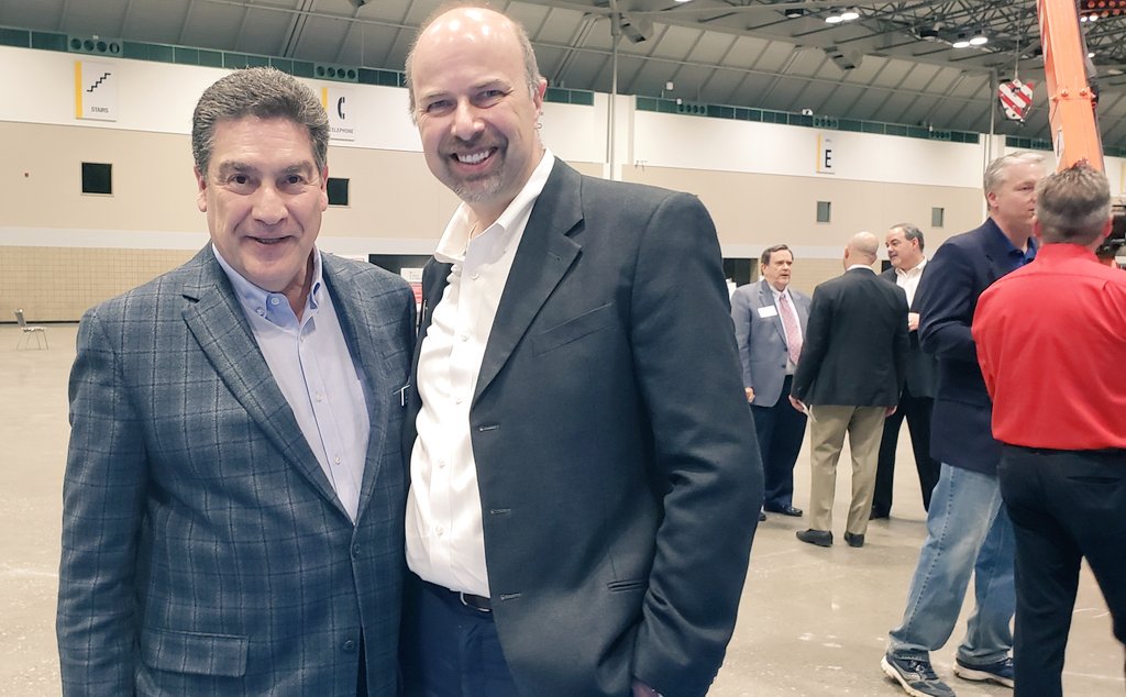 AOGeotech's tweet image. Great to see Joe Privitera from @MarkOneElecCo at the @NICEinKC #iBuildKC reception!