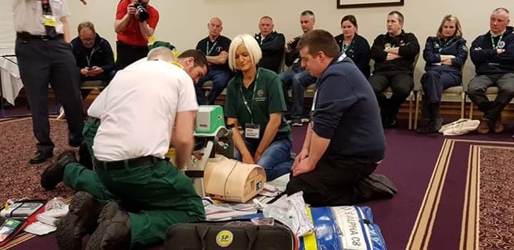 At respond on apr 6th representing newbridge cfr with my mate james quinn from newtownforbes cfr, it was such a fantastic event #respond2019 #newbridgecfr #newtownforbescfr #volunteers