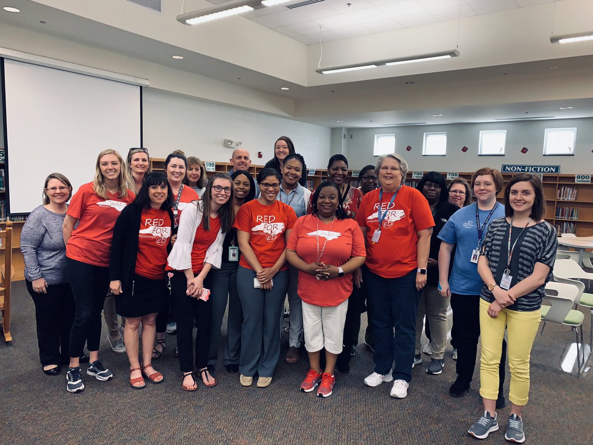 We are #RedForEd <a href="/EastGarnerES/">East Garner Elementary School</a> <a href="/oanderson2016/">Odessa Anderson</a> <a href="/mrs_vEGES/">Mrs. Juliet Vanderburg</a>