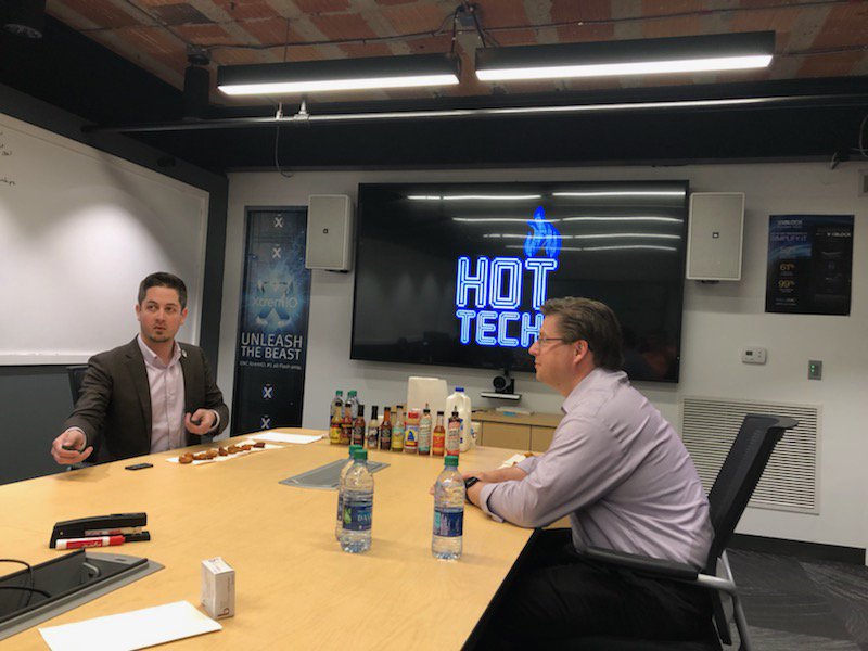 BeerswEngineers's tweet photo. Great day filming our first episode of #HotTech. Stay tuned, great conversation about #esports https://t.co/rKoGBAGqJz
