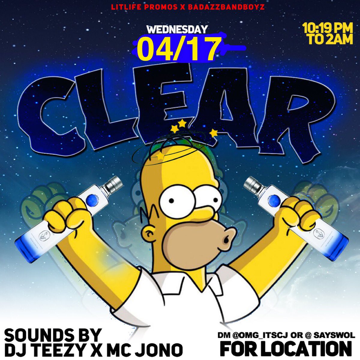 OMG_ItsCJ's tweet photo. Tonight We Going Crazy 🤪🤪🤪
#ClearParty 💪🏾
@iamjonooo You Ready?
#FreeMCJono https://t.co/DUqhBUWMUw