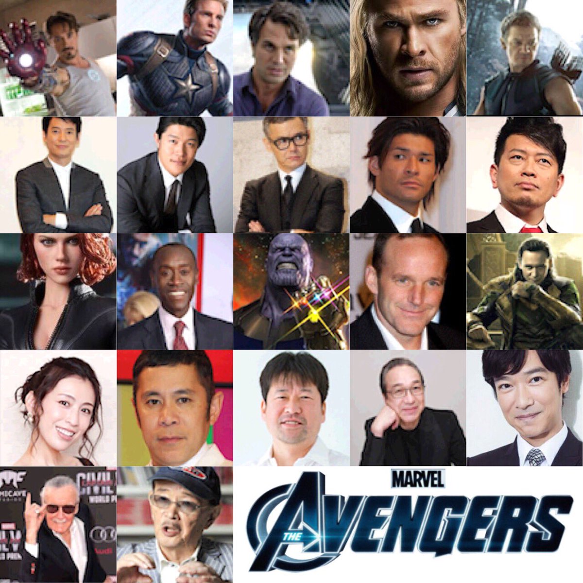 岡本悠亮 Denims 理想のアベンジャーズ日本版キャスト考えてみた スターク 唐沢寿明 キャップ 鈴木亮平 バナー 渡部篤郎 ソー 照英 ホークアイ 宮迫博之 ロマノフ 雛形あきこ ローディ 岡村隆史 サノス 佐藤二朗 コールソン 小日向文世 ロキ 堺雅人