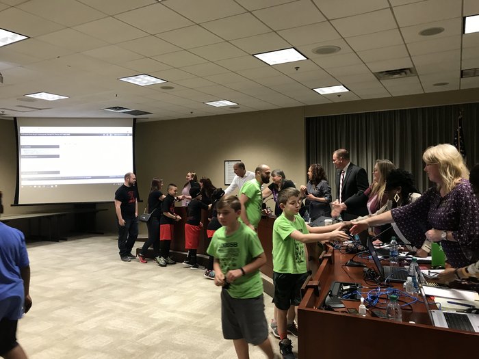 cia_rocks's tweet image. Creston Intermediate Academy Robotics teams are honored at our School Board meeting! #ciarocks #ciarobotics