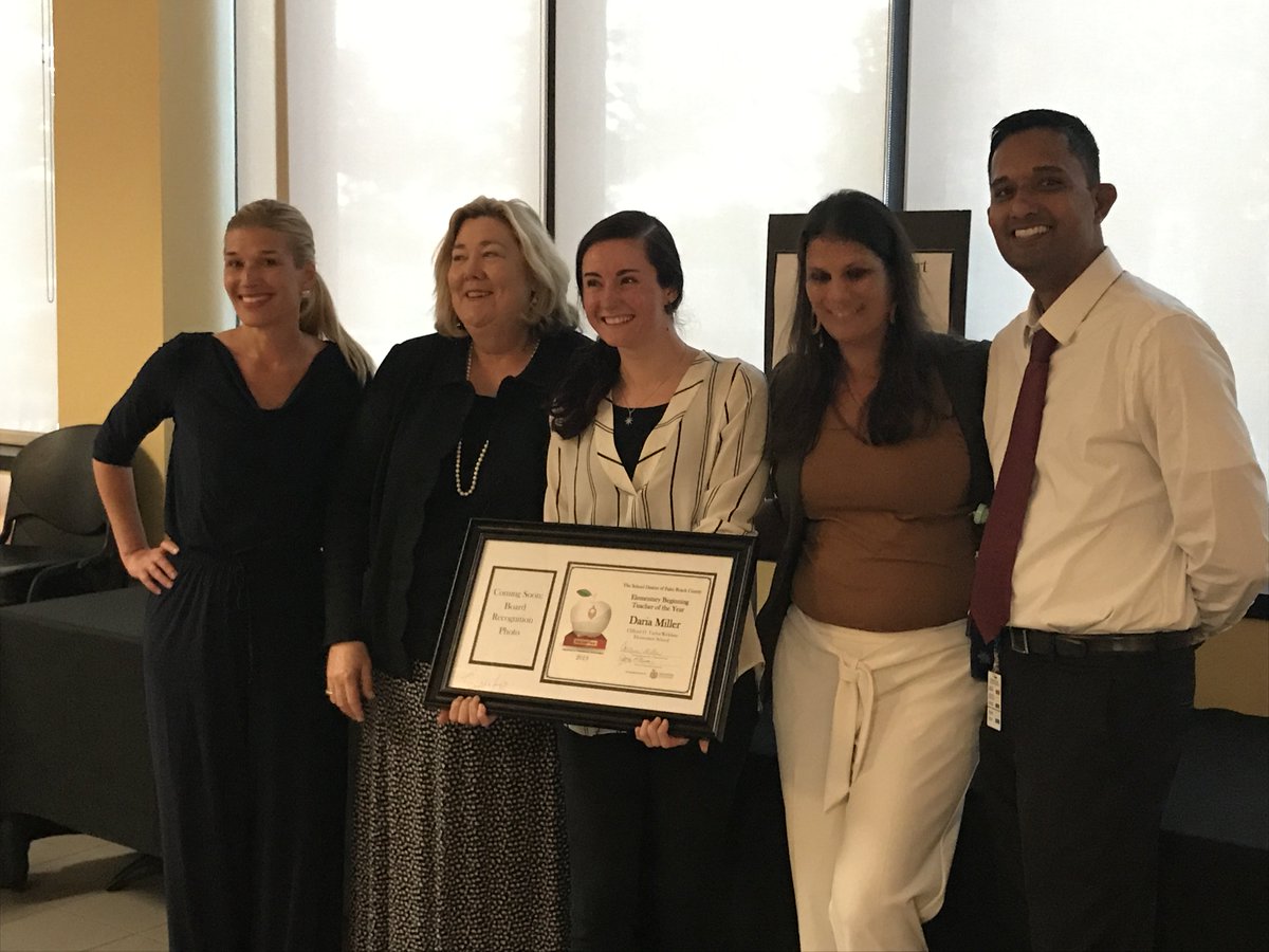 KenlynnDalton's tweet photo. Congratulations @MrsKinderMiller for being named PBC Beginning Teacher of the Year! Your @COTaylor_PBC family is so proud of you! https://t.co/juOqAc5vF0