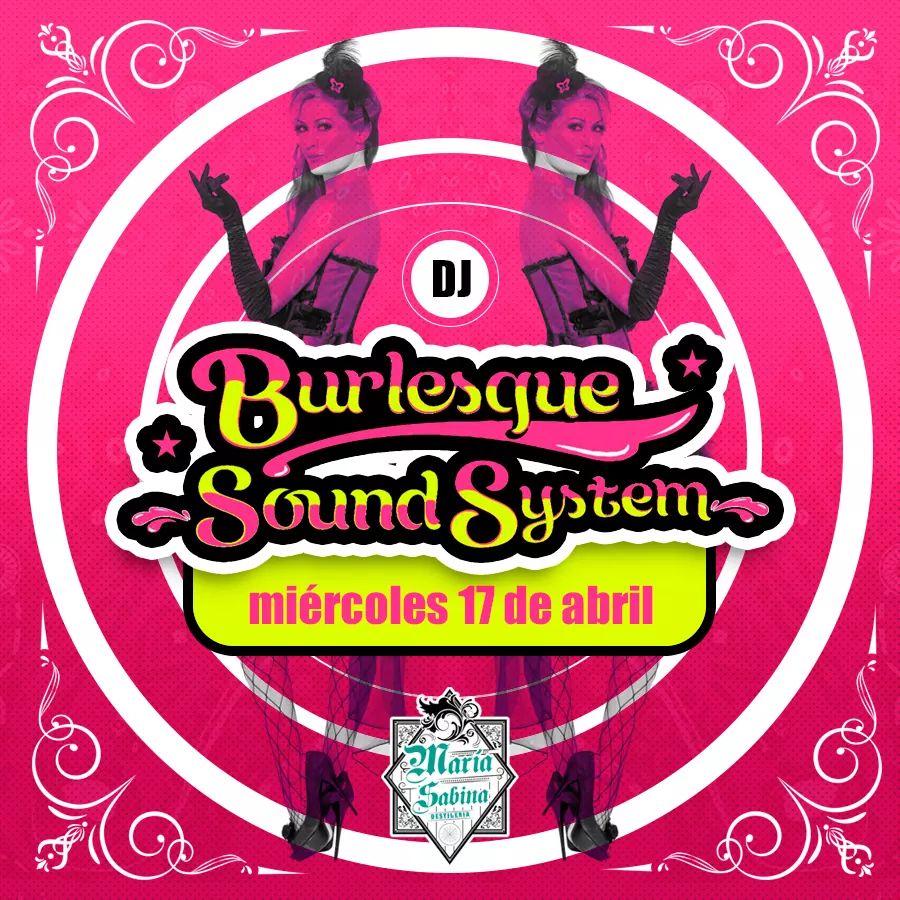 SsBurlesque's tweet photo. 🌴Hoy pongo sabrosura en María Sabina - Destilería!🌴

#Cumbia https://t.co/VJIR9FF3sz