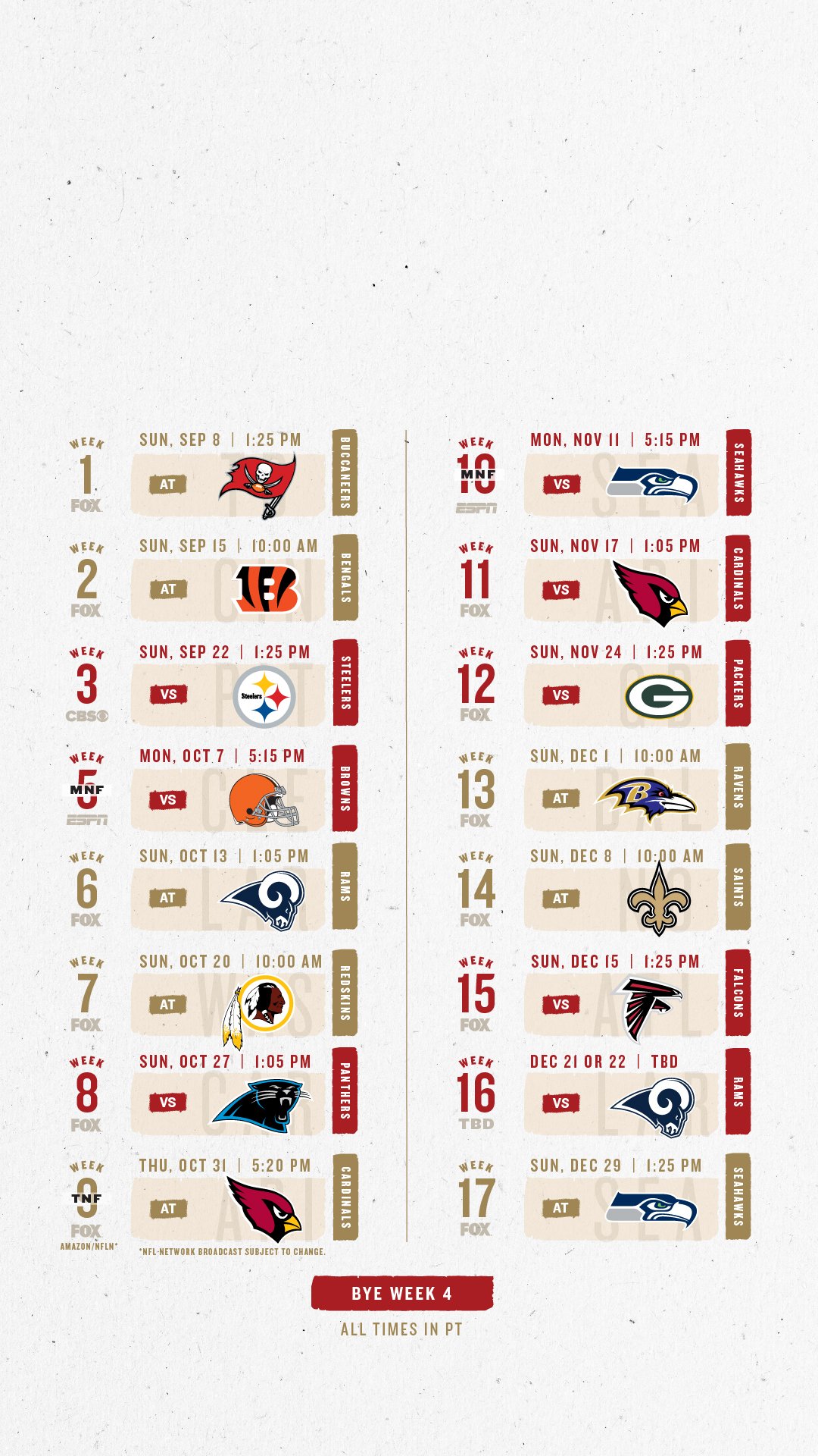 Forty Niners Schedule 2022 San Francisco 49Ers On Twitter: "🔐 In The 2019 #49Ers Schedule 📲  #Wallpaperwednesday Https://T.co/H1Ahtxtgze" / Twitter