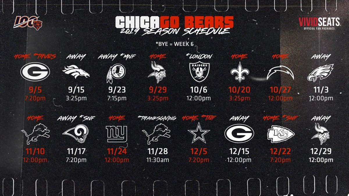 PlaysOfTheWeek's tweet photo. Confirmado el que puse hace rato de mis @ChicagoBears
Terminamos con marca de 11-5 campeones del Norte en la NFC.
5 juegos de PrimeTime y Thanksgiving.
#KingsOfTheNorth #HouseHalas #MonstersOfTheMidway #Bears100 https://t.co/A54rKAxaJF