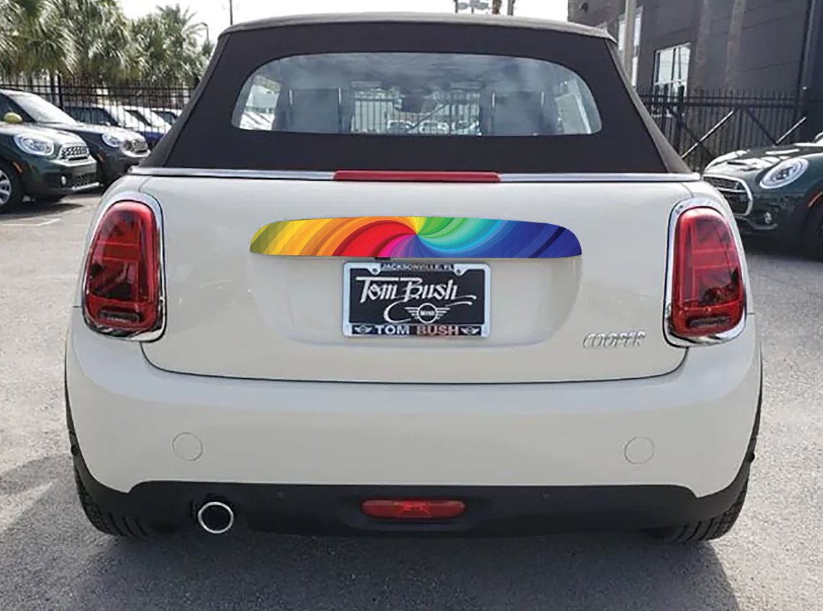 TomBushMINI's tweet photo. We just received these awesome renderings of our Strides For Pride 5K pace car from @201WRAP celebrating 25 years of @JASMYNJax. We can’t wait for you to see it in person on April 27th! 
#MINIPride #TomBushPride #JASMYN #StridesForPride5k #Strides19 #201Wrap https://t.co/Yxk7CTDPrX