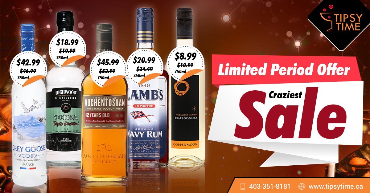 TipsyTimeltd's tweet photo. Hottest Deals. Find Liquor at the Lowest Prices!!!
Download Tipsy Time Android or iOS App, place an order &amp; get delivery in 60 min.
iOS - https://t.co/eXzxueS9Gj
Android - https://t.co/GZuhpOELMl
Order through website -  https://t.co/piqDY9hz3H
#onlineliquorstore #rum #wine #beer https://t.co/jxbwBpssxn