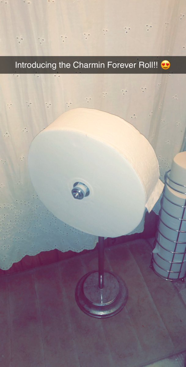 RuckerRules23's tweet photo. Best. Purchase. Ever! @Charmin #TPForever #CharminForeverRoll https://t.co/EvkRgv5Qre