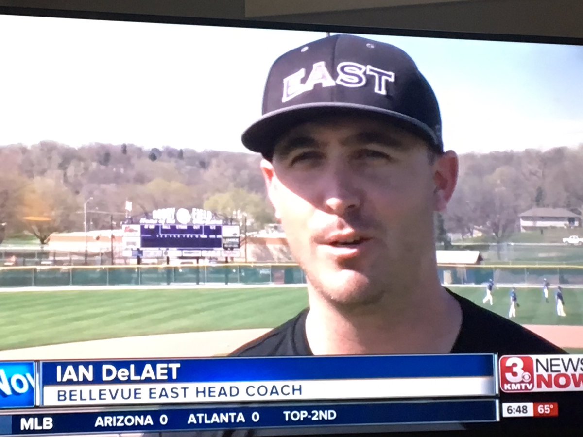 lisachudie's tweet photo. KMTV came to BEast today and did a story about the baseball team heading to KC on Friday for a game at the Royals’ Kauffman Stadium! I will try to post a link to the vid later. https://t.co/ZM1APLO3Tc