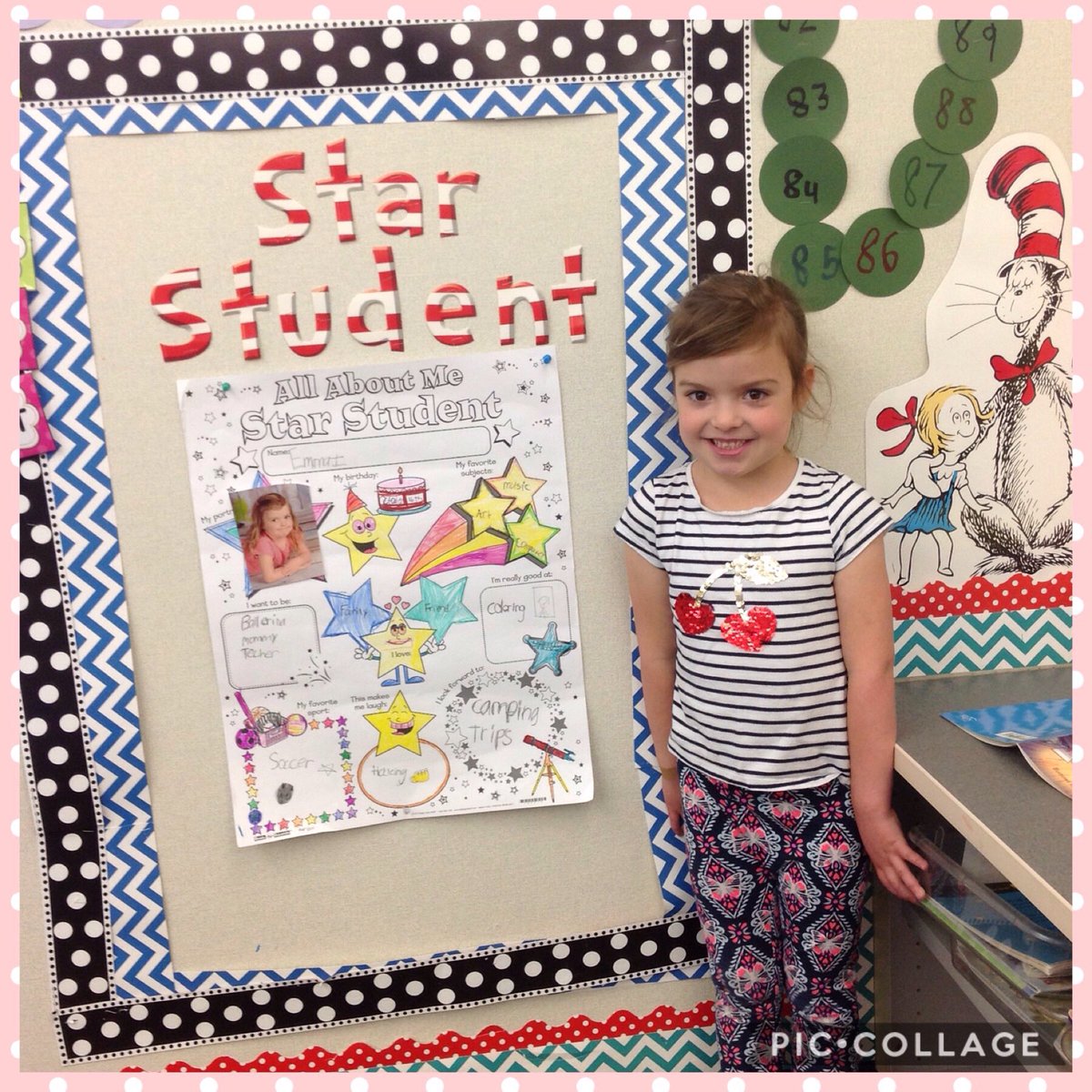 A wonderful week learning about this wonderful star student!
