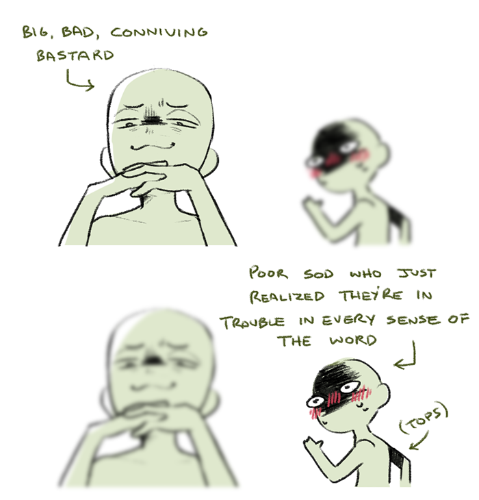 all of my favourite ship dynamics either boil down to Someone Gets Flustered, or Bad Buddy Cop Movie
