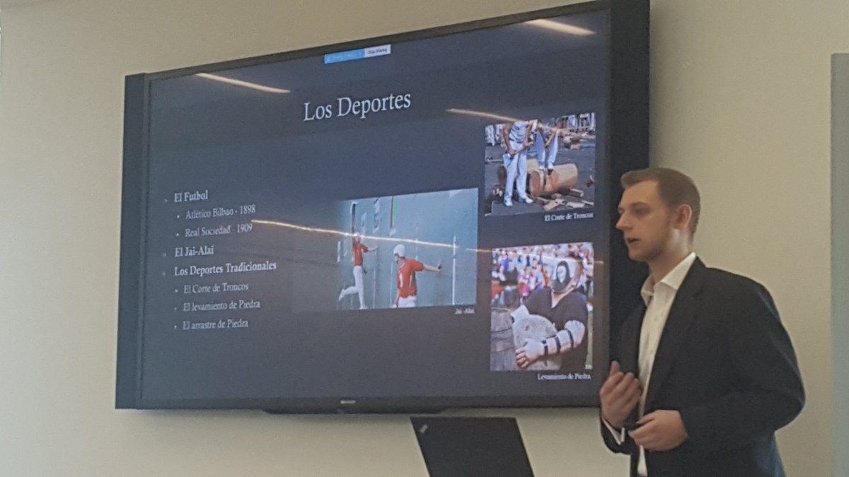 REDay <a href="/BryantUniv/">Bryant University</a> habla español! Congratulations to Kerri, Nick, and Dan on their presentations in Spanish today. <a href="/BryantArtsSci/">Bryant Arts&Sciences</a>